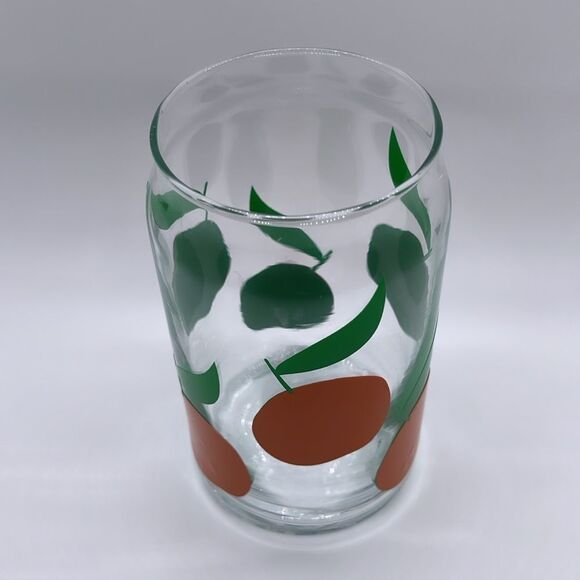 NWT Wool + Pepper Co. ORANGES 16oz Glass Can Cup - Picture 3 of 3